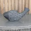  Product image 2 of the product “Fish, 28 cm L | Cast stone, handcrafted & coloured 28 cm”